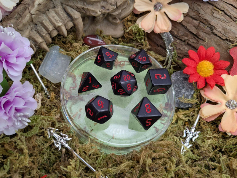 Red Witch Dice Set