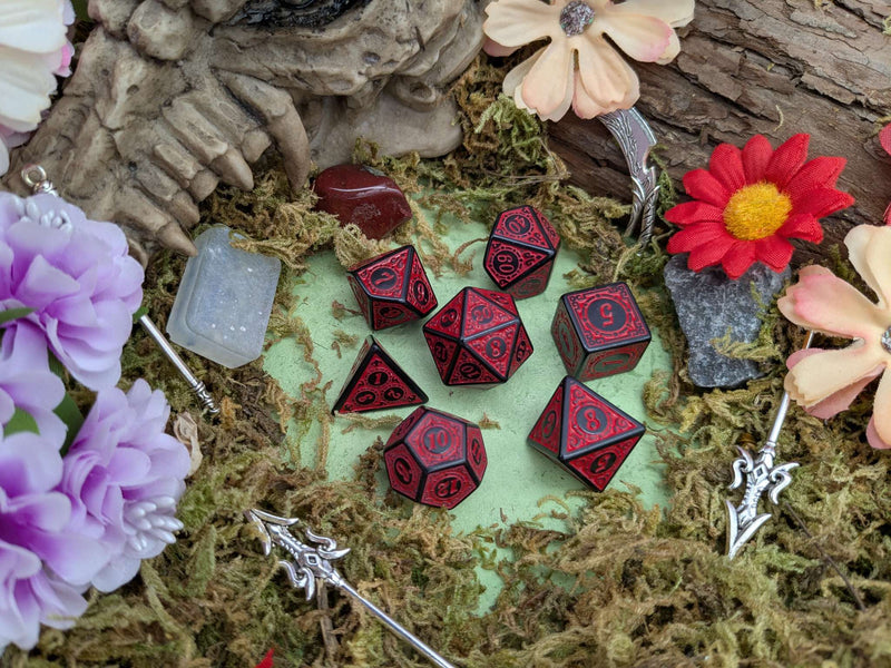 Red Zoltar Dice Set