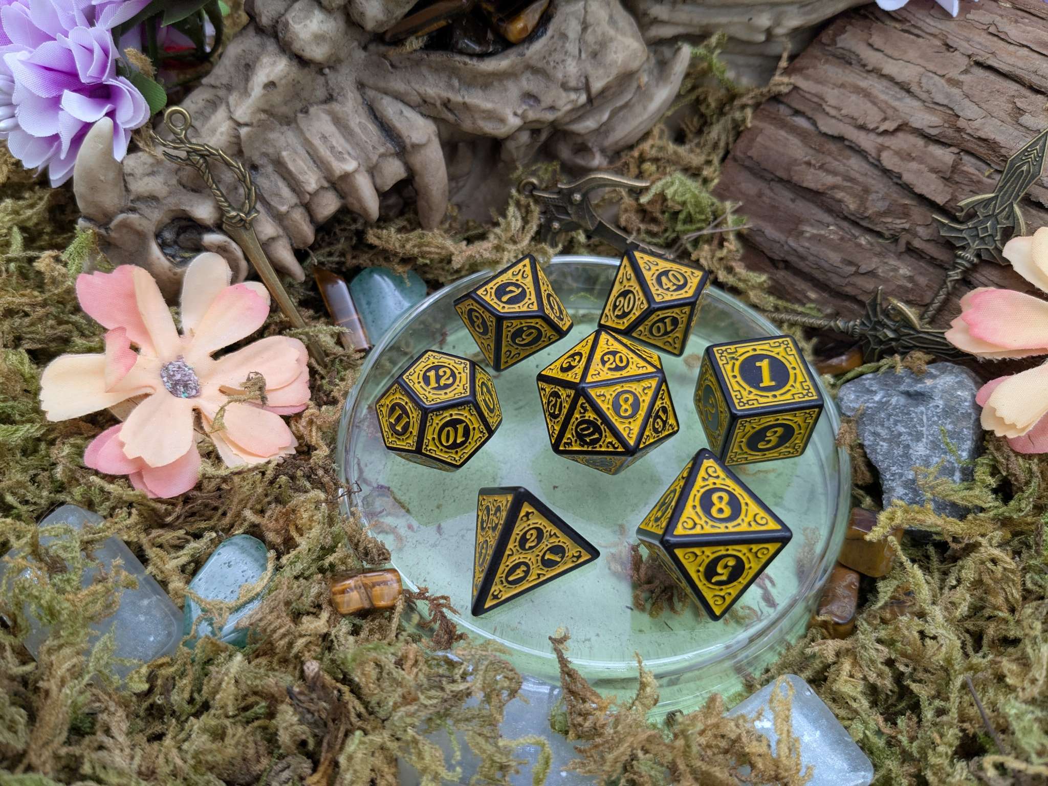 Yellow Zoltar Dice Set