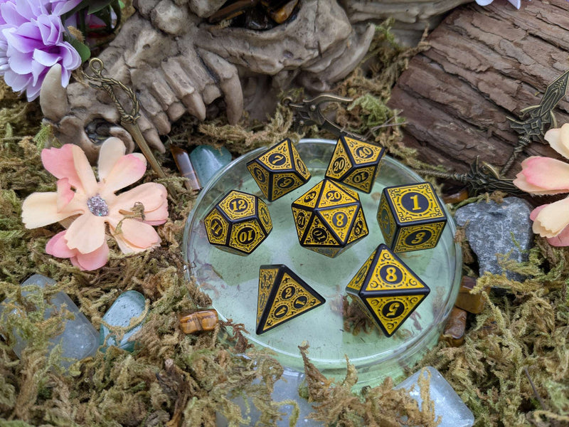 Yellow Zoltar Dice Set