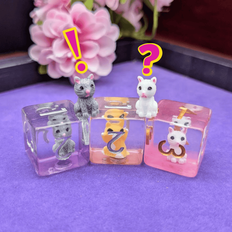 Stabby Tabby - Cat Dice Tin