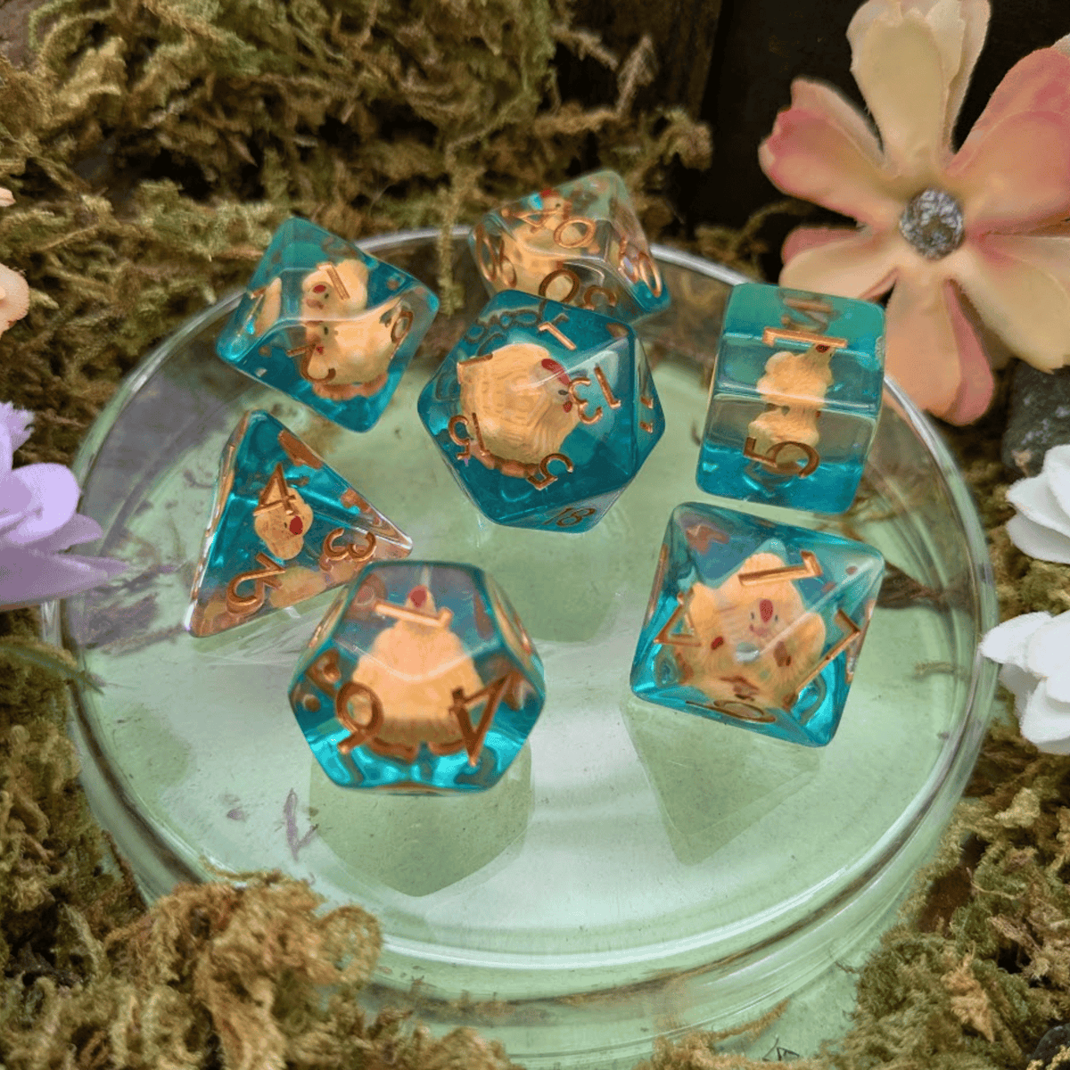 Chirpy Chicken Inclusion Dice Set