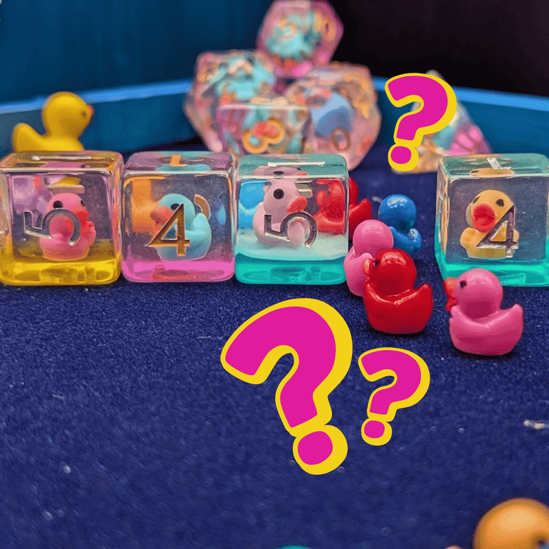 Ducky Dice | Filled RPG Dice