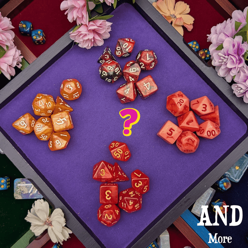 Fireball Dice Set and Tin