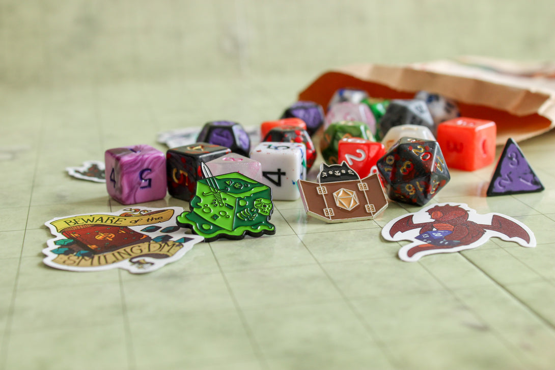 Christmas DnD Mystery Chest, Mystery Dice Bags you choose the scoops - Mystery Dice Goblin