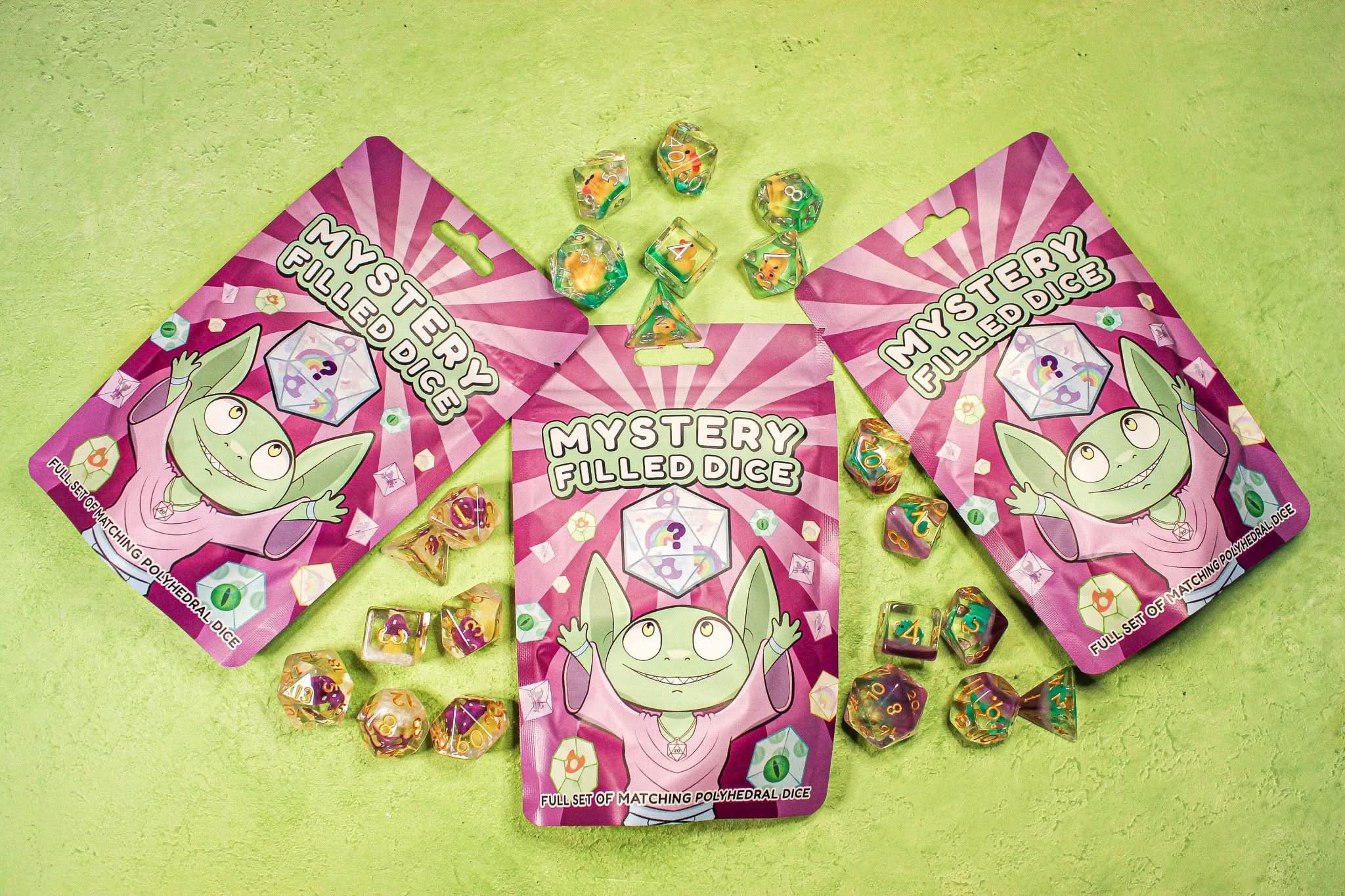 Filled/Inclusion Mystery Dice