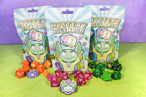 Mystery Dice Blind Bag & Pin