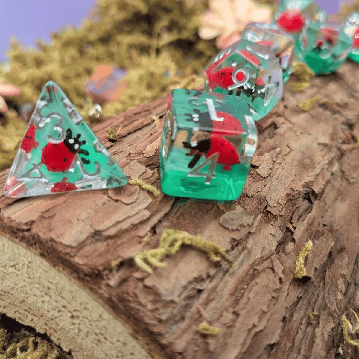Ladybug Inclusion Dice Set