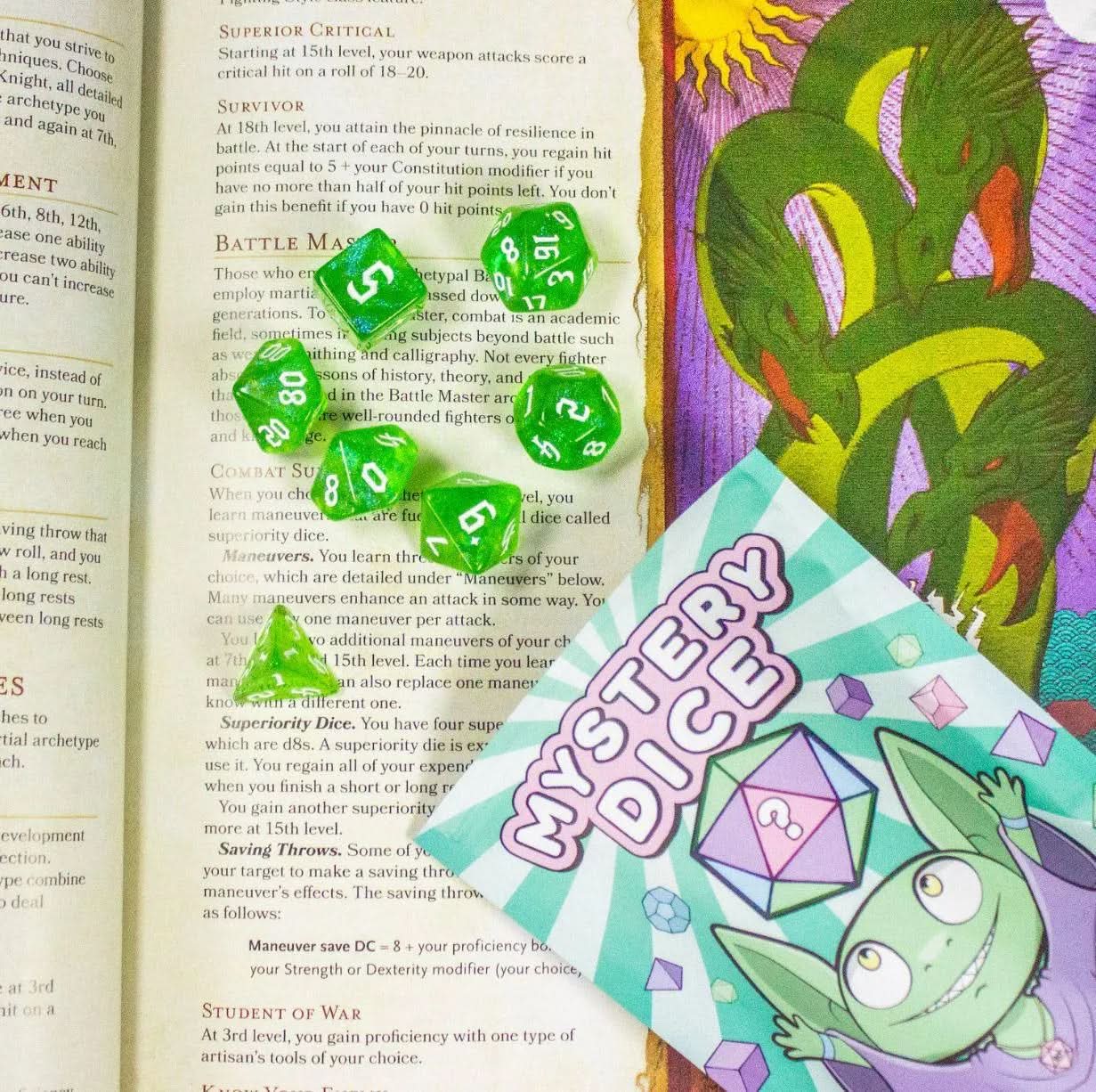 Mystery Dice, over 150 unique sets! for    sold by Mystery Dice Goblin 