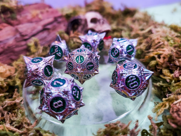 Shards of Eclipse | Metal Caltrops Dice Set