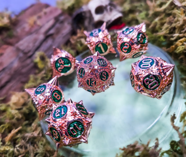 Vipers Sting | Metal Caltrop Dice Set