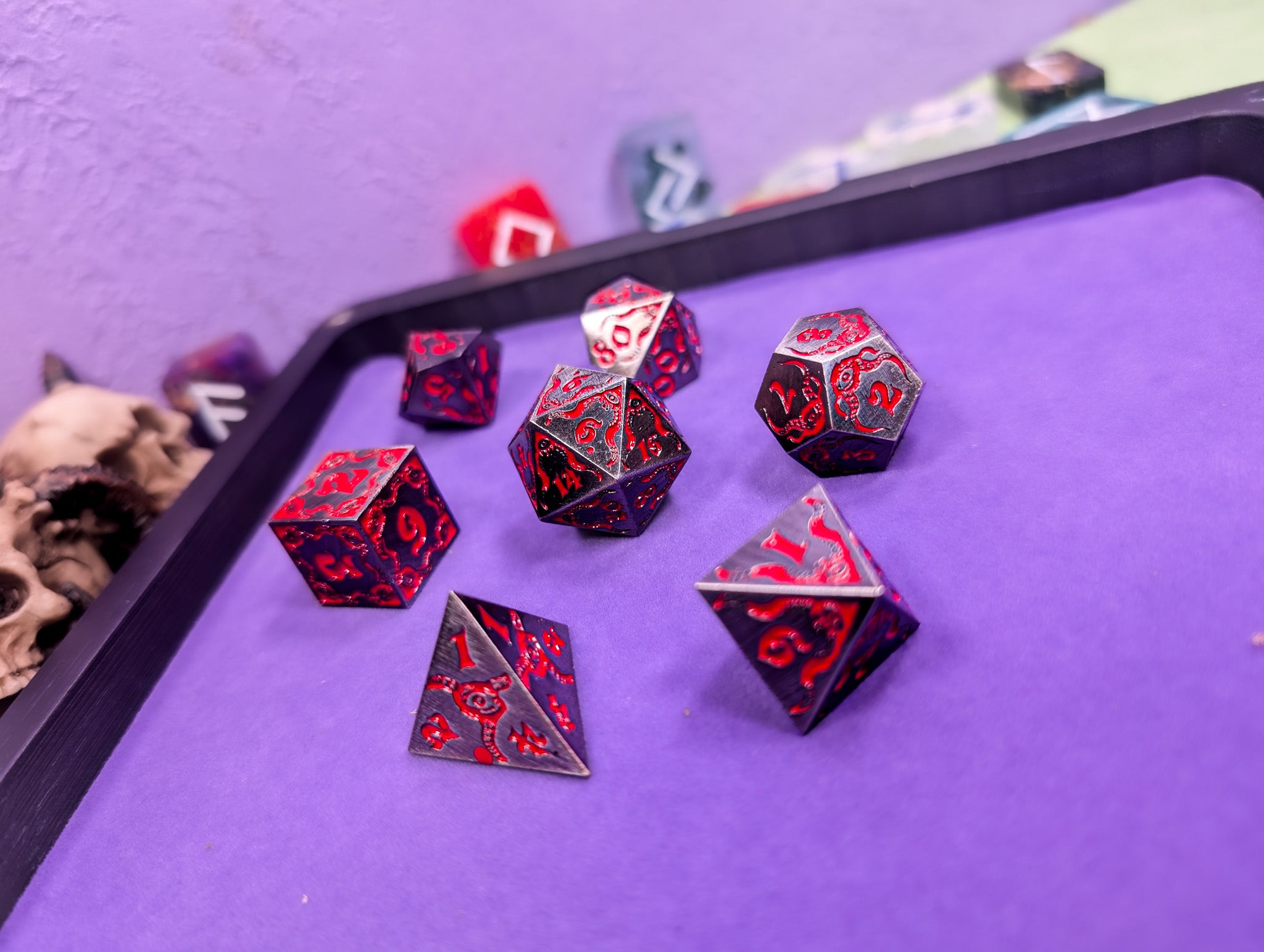Infernal Pact | Metal Eldritch Dice Set
