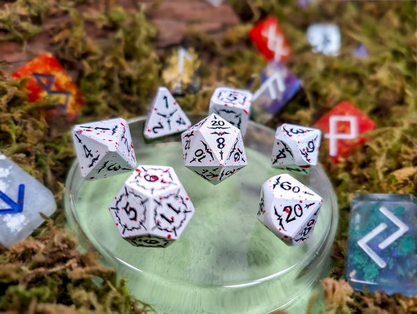 Scarlet Revenant | Metal Arcana Dice Set