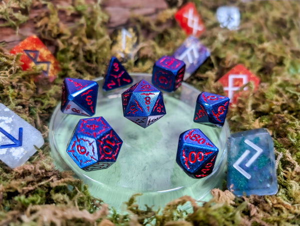 Starfire Invocation | Metal Arcana Dice Set