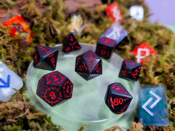 Hellish Rebuke | Metal Arcana Dice Set