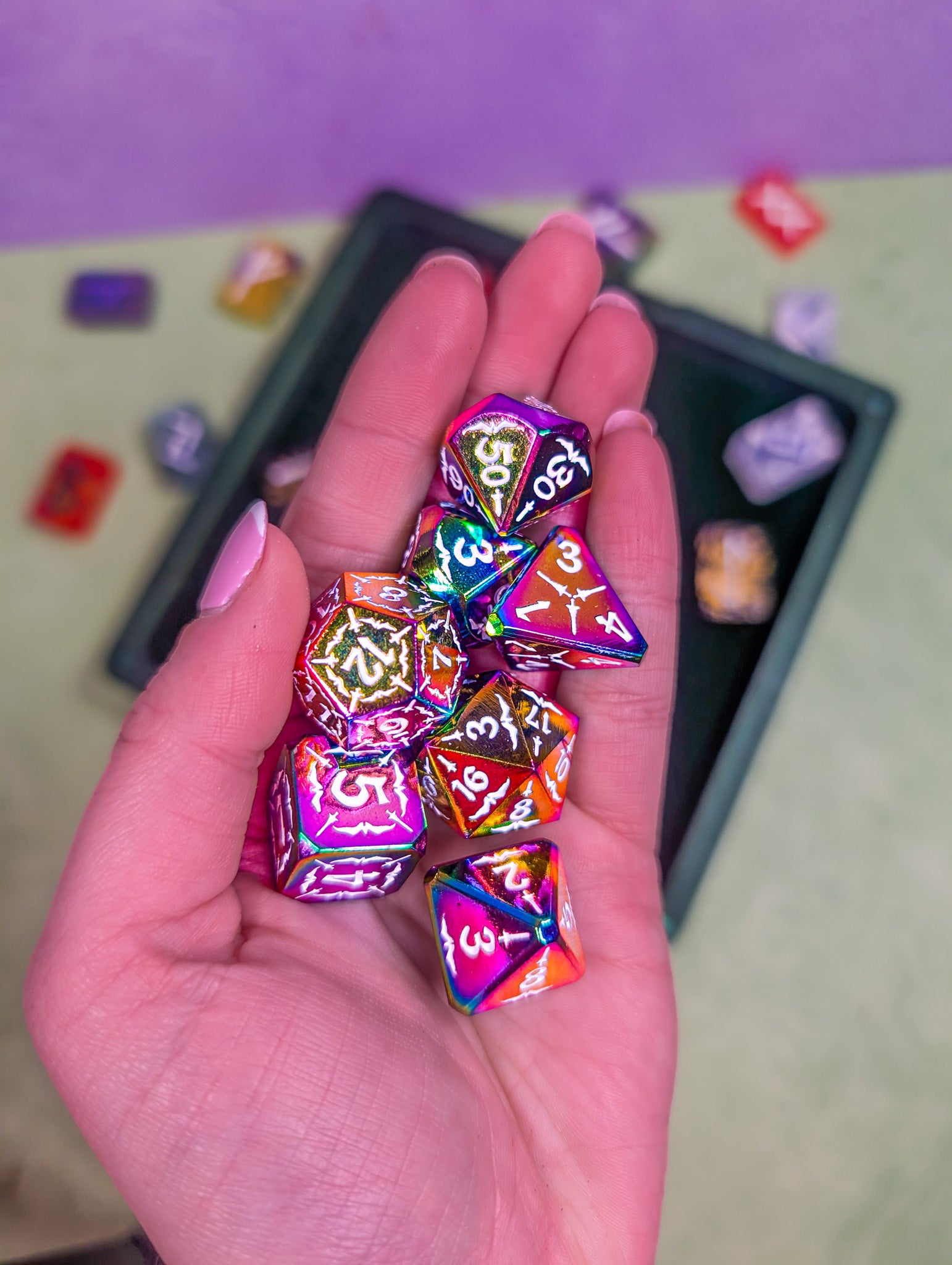 Wild Faelight | Metal Arcana Dice Set
