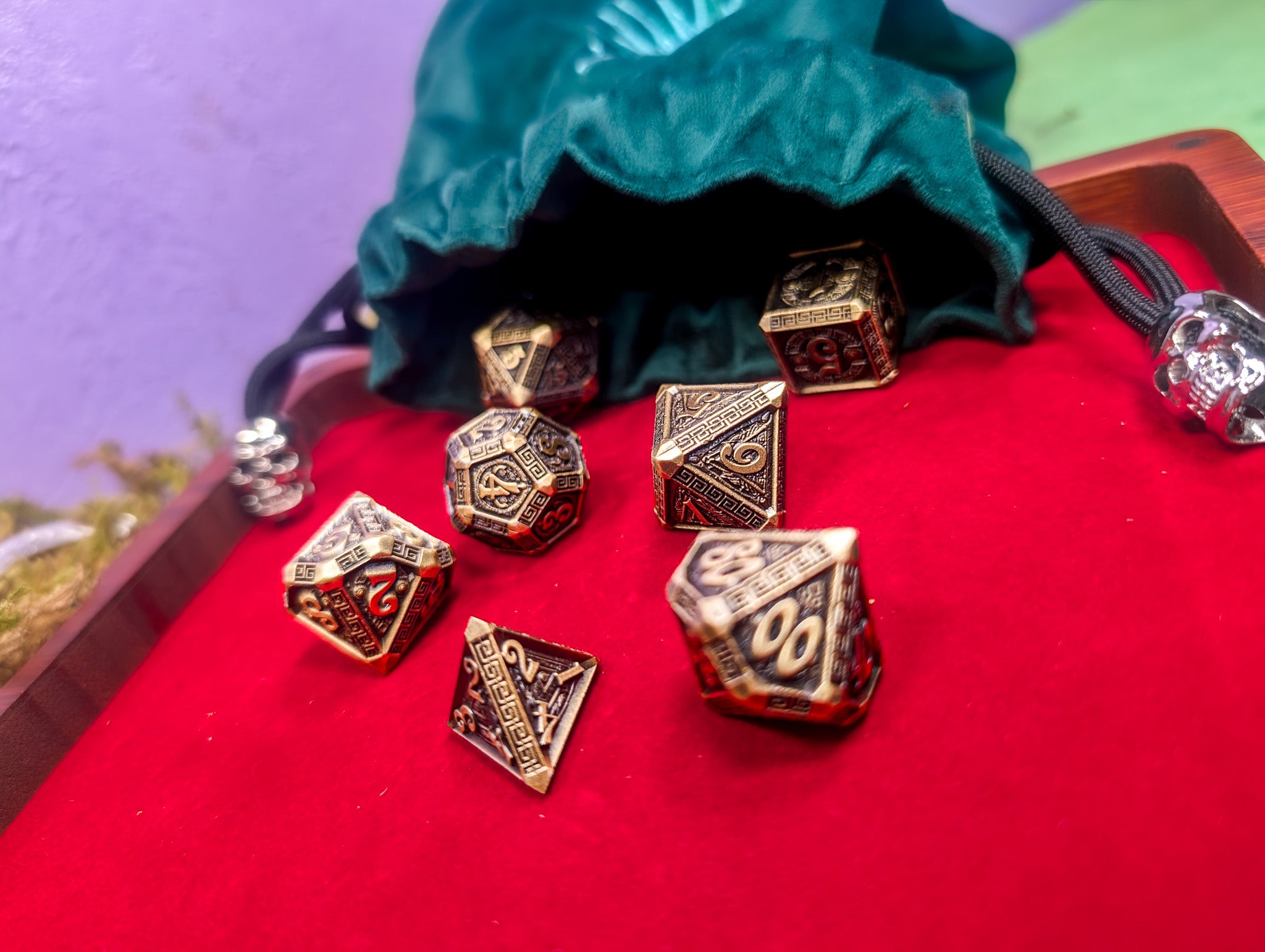 Olympian Legacy | Metal Mythos Dice Set