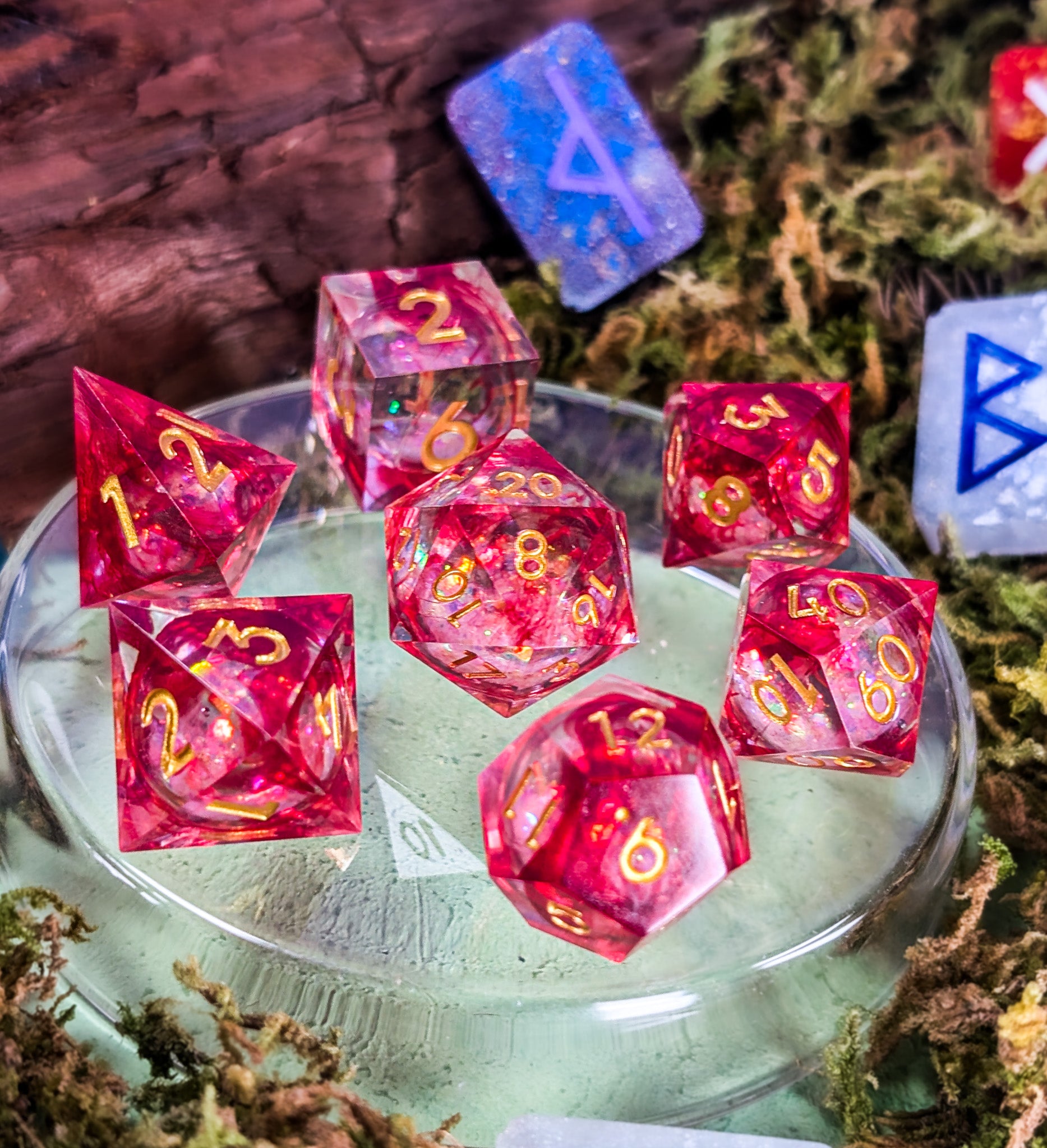 Faerie Fire - Liquid Core Dice Set
