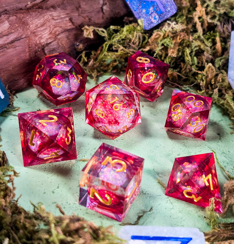 Faerie Fire - Liquid Core Dice Set