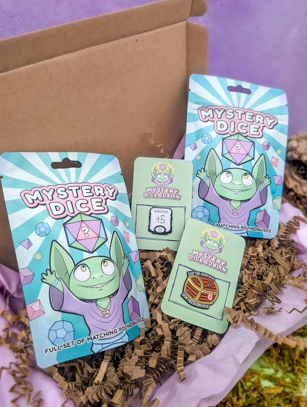 RPG Gift Boxes | RPG Gift Boxes Sets for DnD | Mystery Dice Goblin