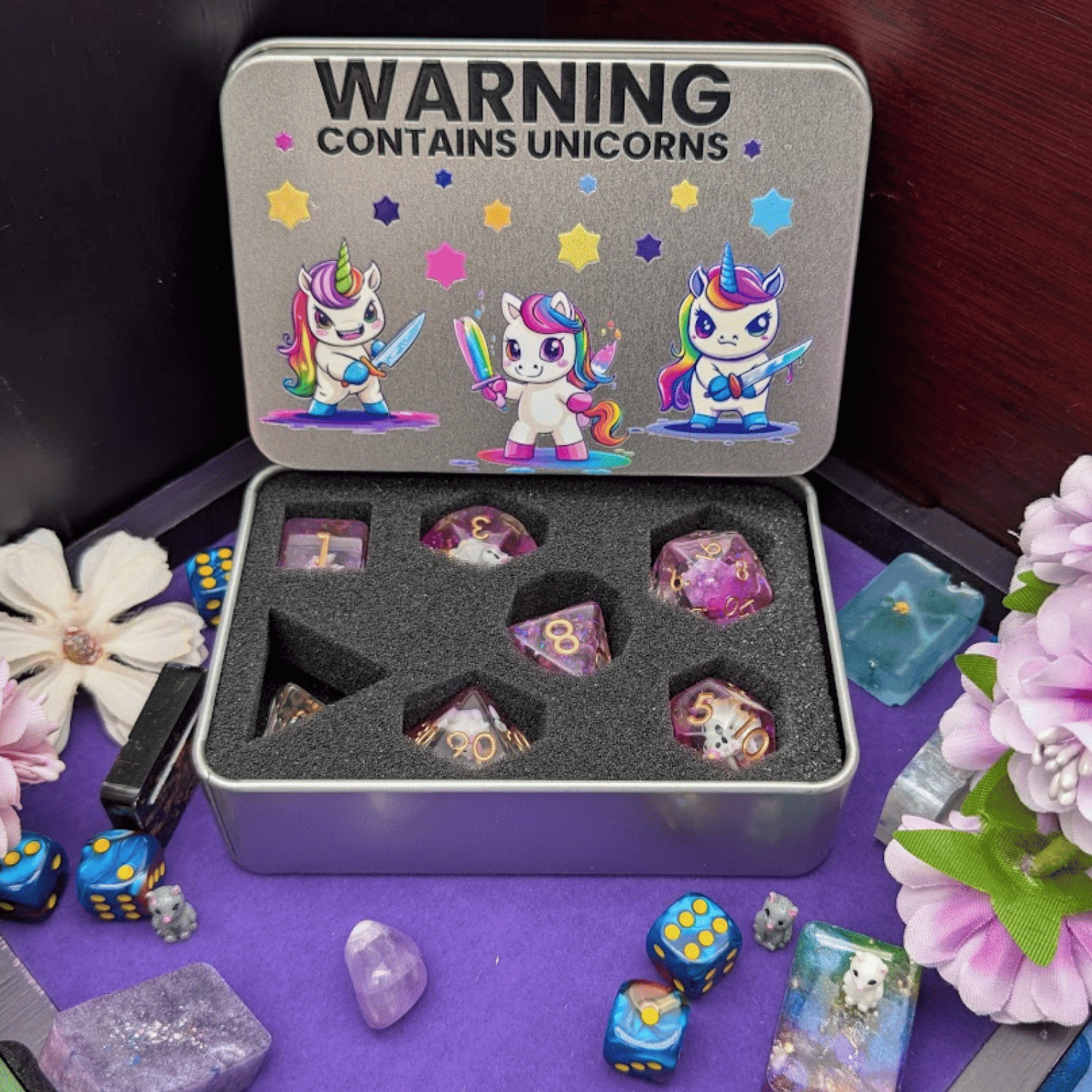 Unicorn Dice Set | Inclusion Dice