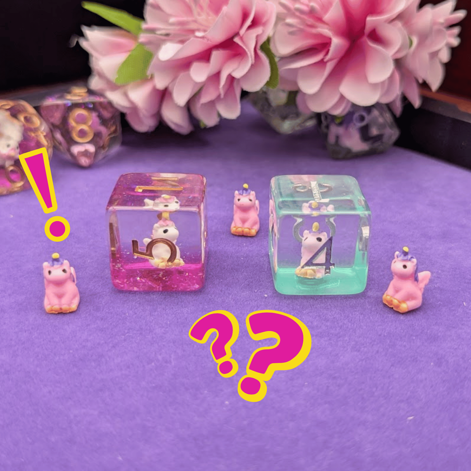 Unicorn Dice Set | Inclusion Dice