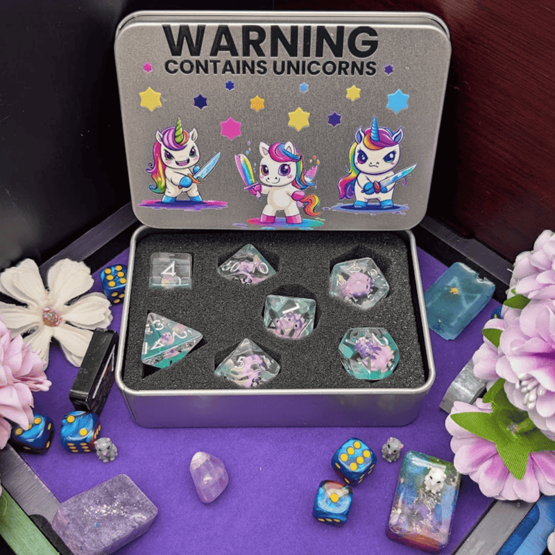 Unicorn Dice Set | Inclusion Dice