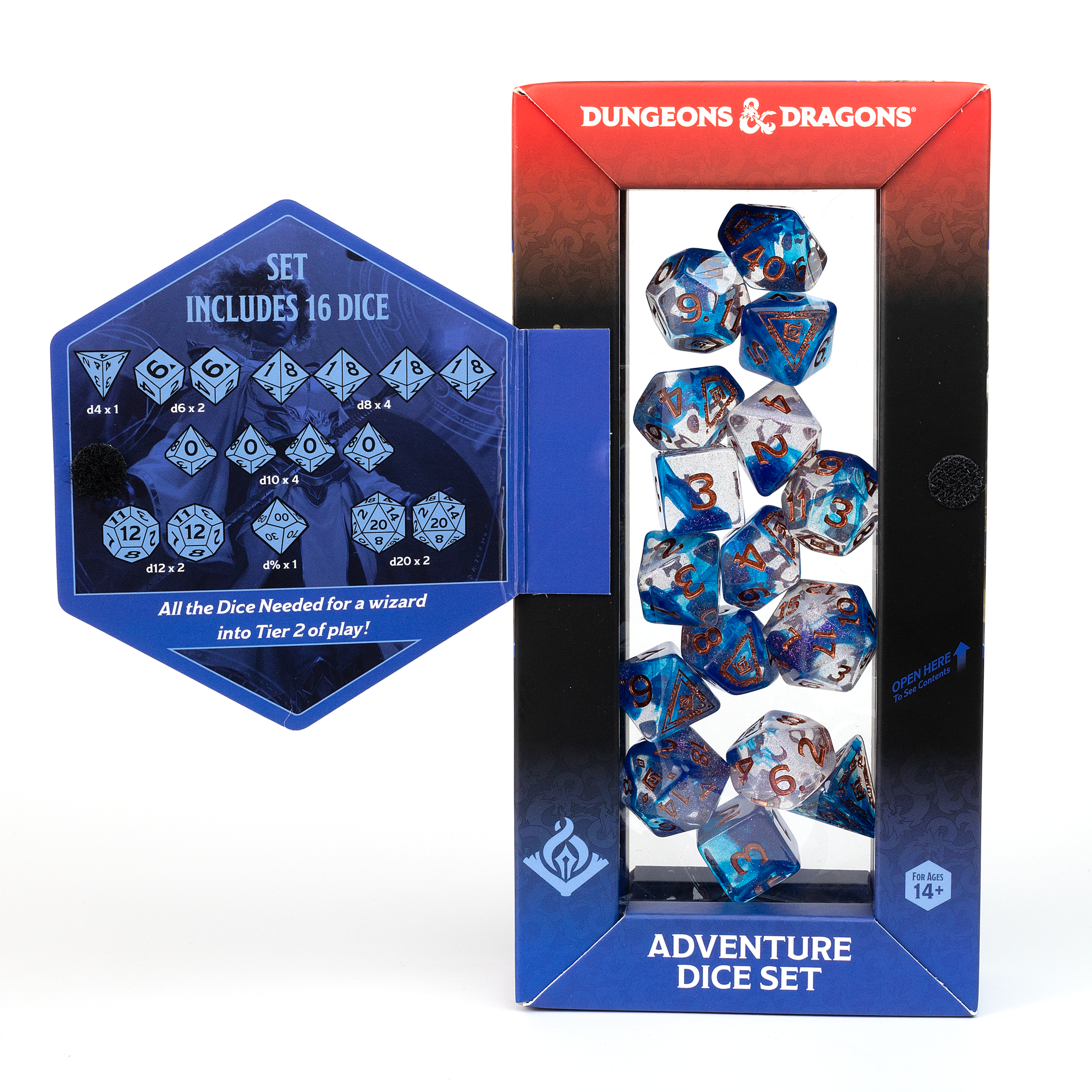 D&D Adventure Dice - Wizard: Blue (Reprint)