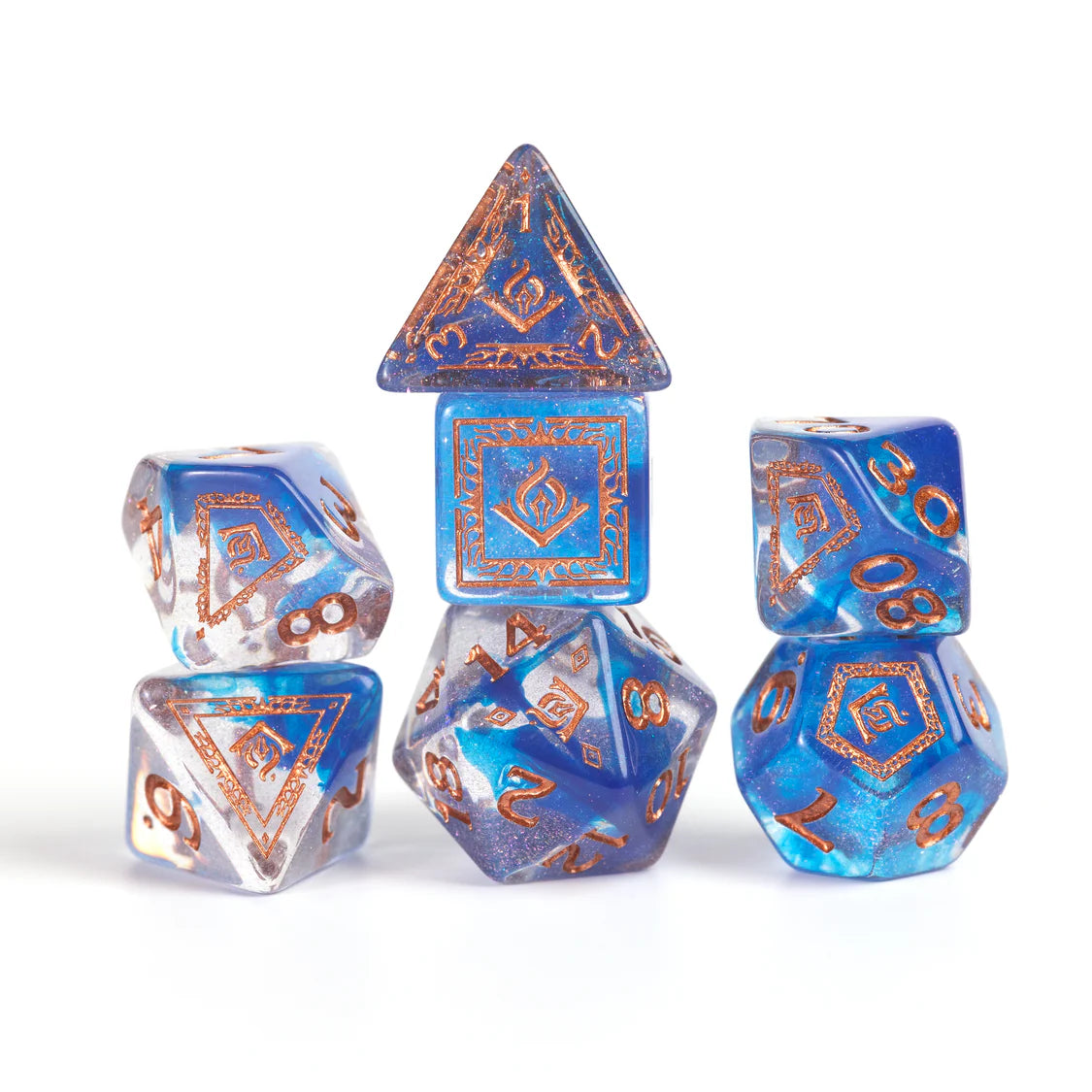 D&D Adventure Dice - Wizard: Blue (Reprint)