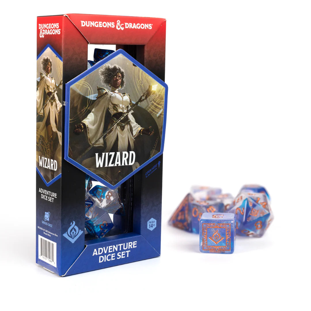 D&D Adventure Dice - Wizard: Blue (Reprint)