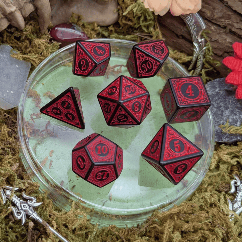 Red Zoltar Dice Set