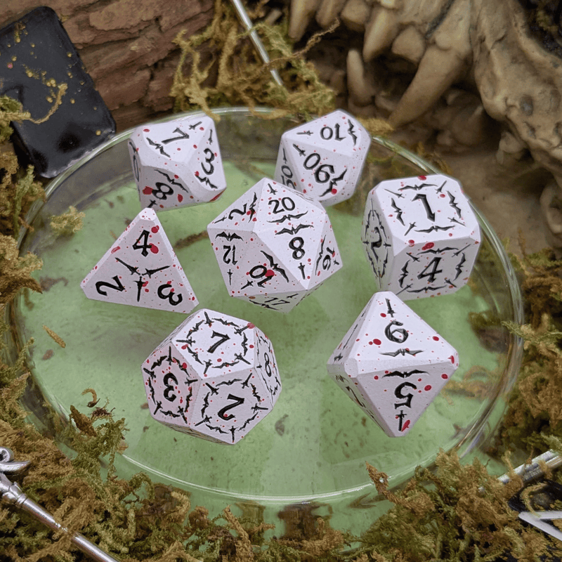 Scarlet Revenant | Metal Arcana Dice Set