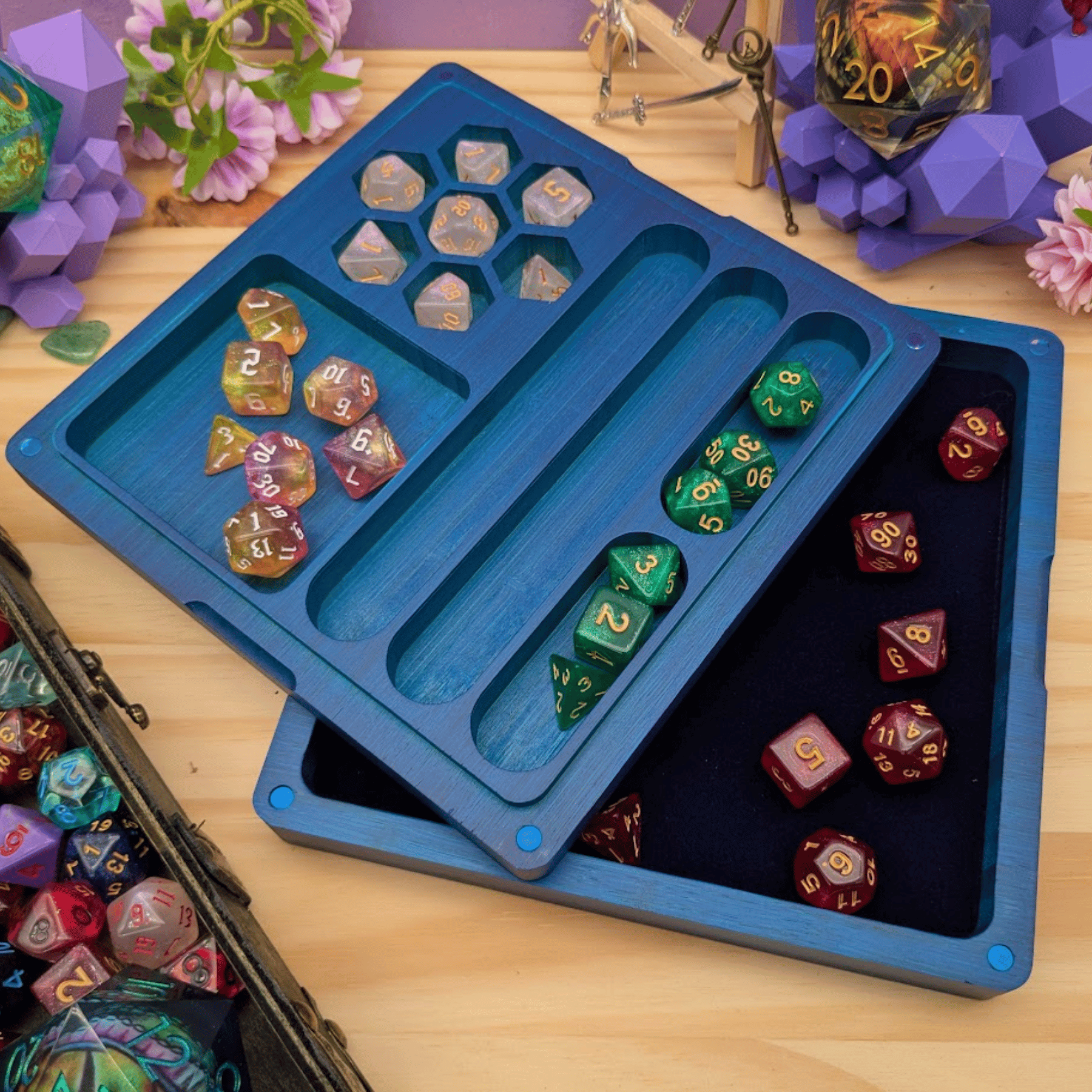 Wooden Dice Box