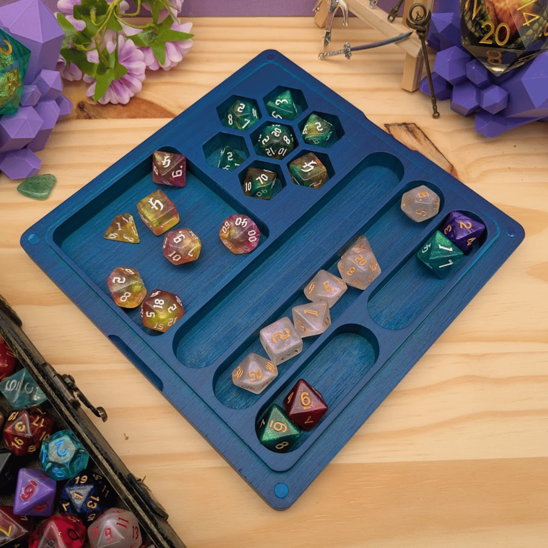 Wooden Dice Box