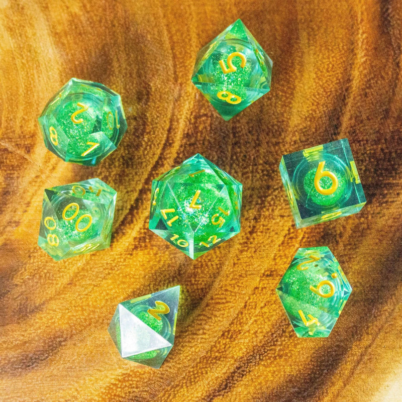 Green Shimmer Liquid Core