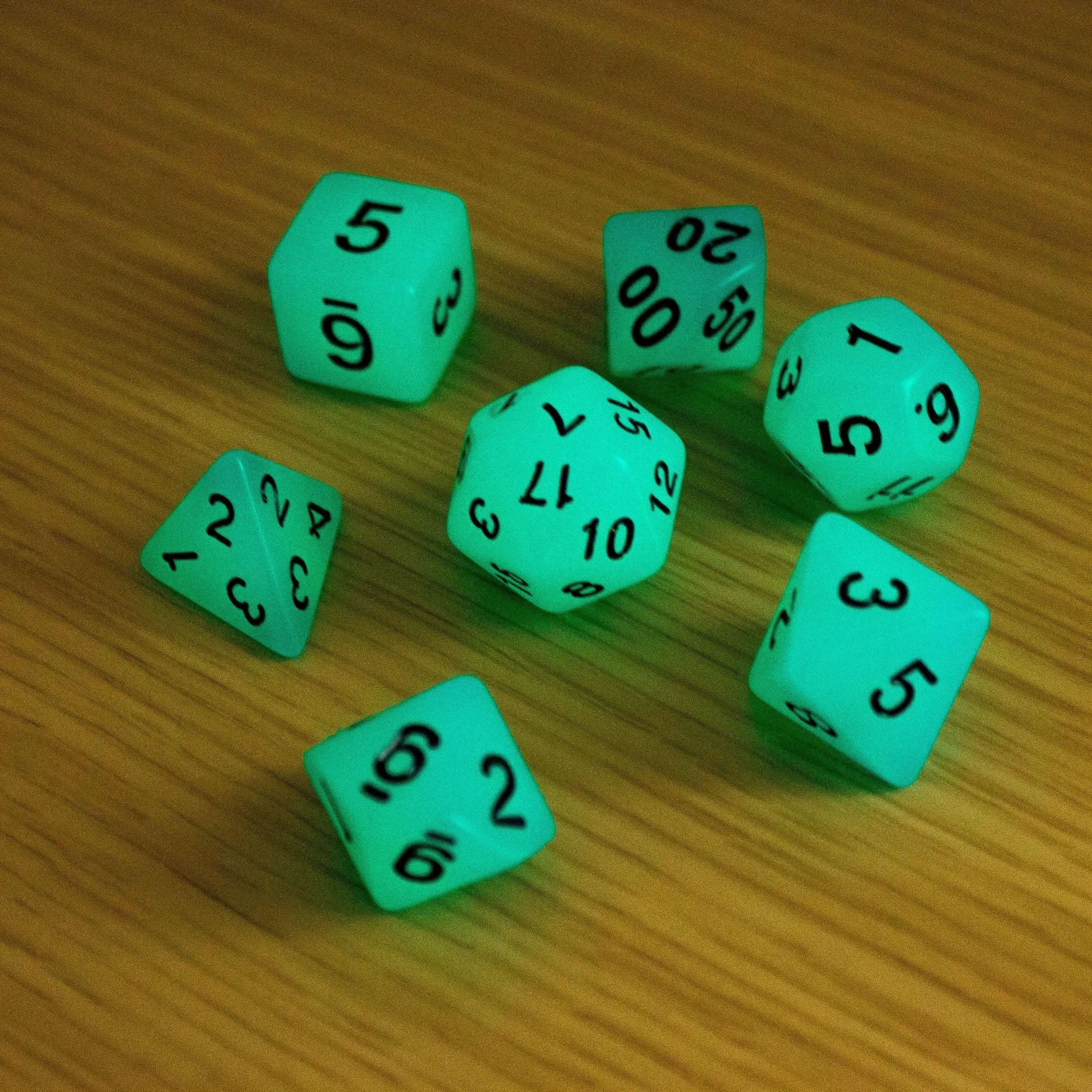 Mystery Glow In The Dark Dice