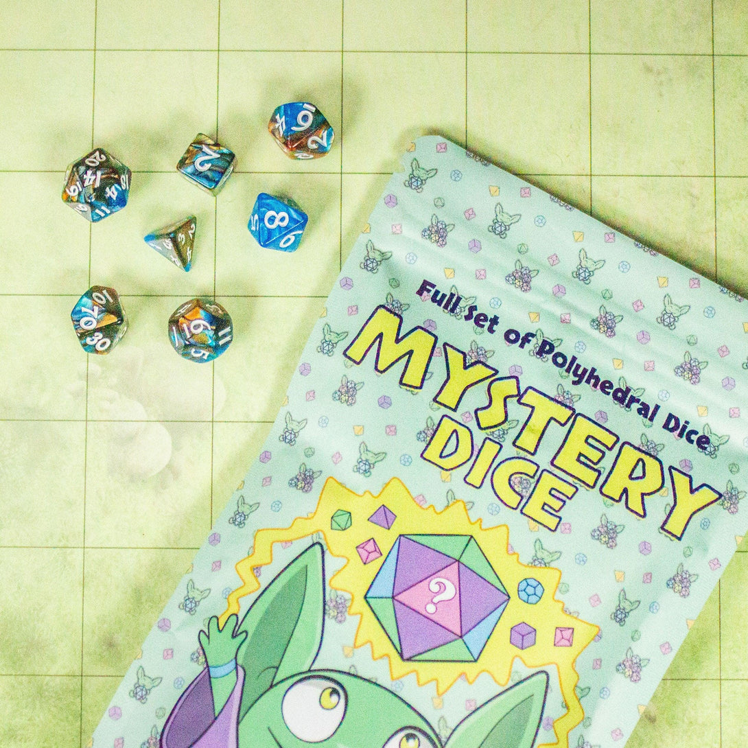 Mystery Mini Dice! Full Set of RPG dnd Dice Dungeons and Dragons Miniature Dice - MysteryDiceGoblins