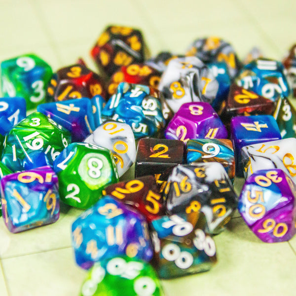 Mystery Mini Dice! Full Set of RPG dnd Dice Dungeons and Dragons Miniature Dice - MysteryDiceGoblins