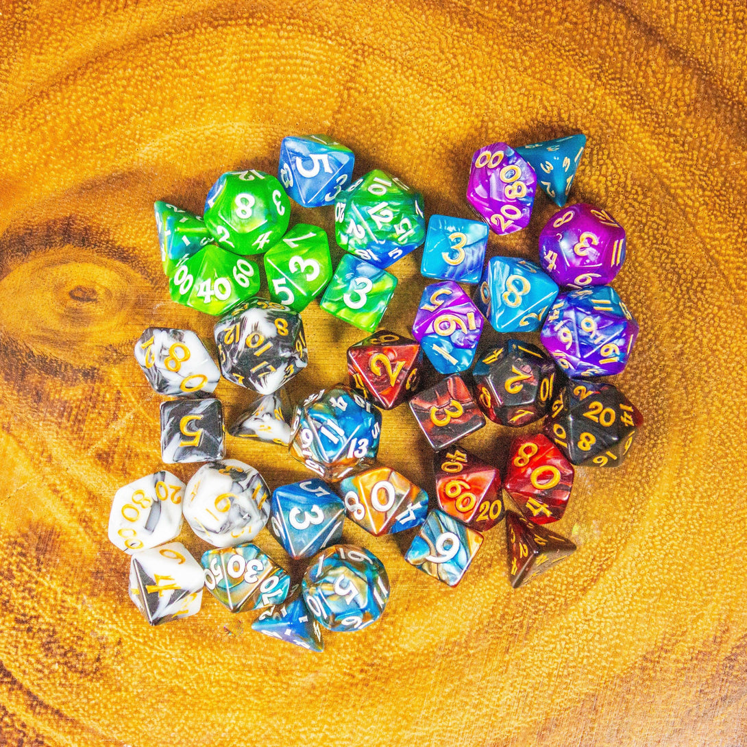 Mystery Mini Dice! Full Set of RPG dnd Dice Dungeons and Dragons Miniature Dice - MysteryDiceGoblins