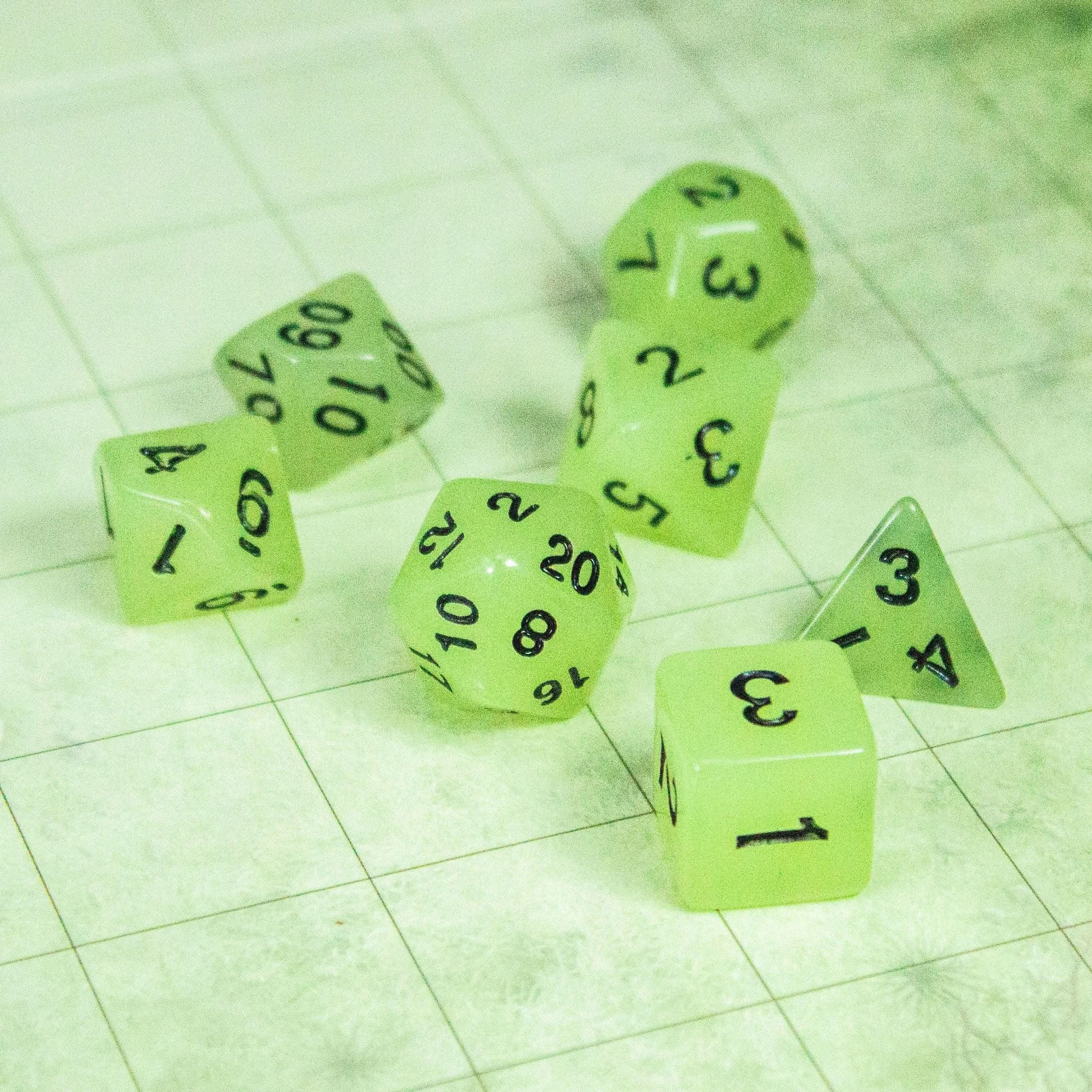 Mystery Glow In The Dark Dice