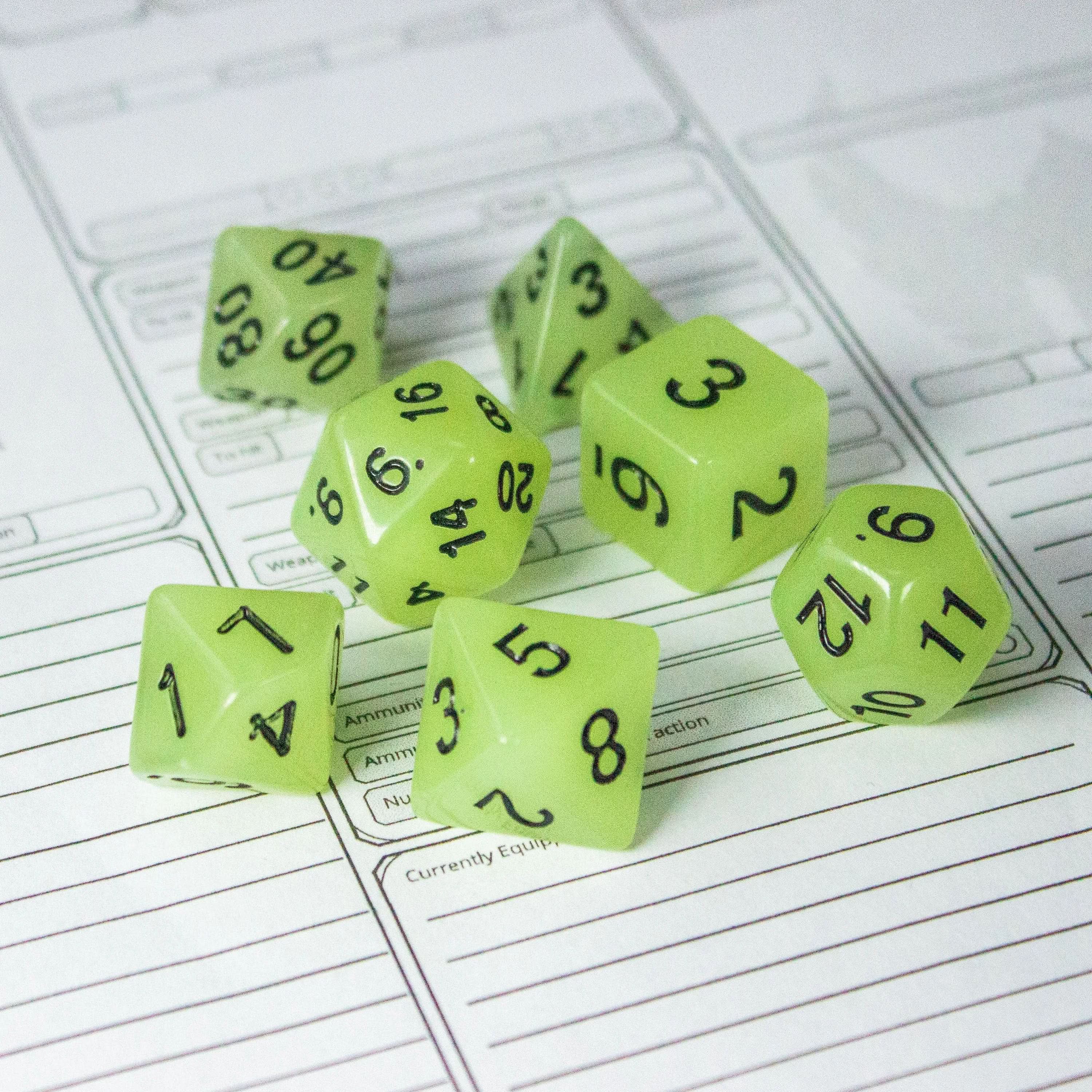 Mystery Glow In The Dark Dice