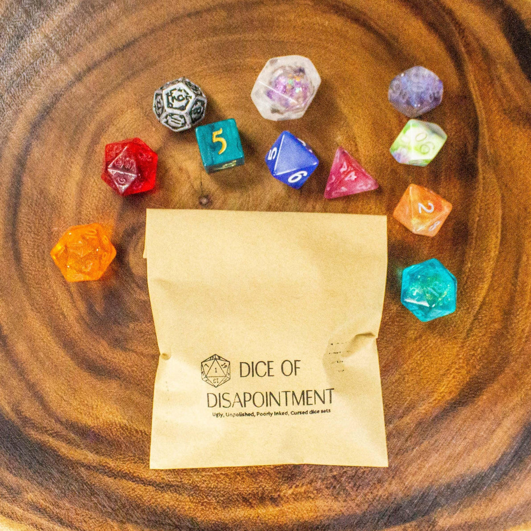 Critical Fail Box! Dnd Dice of Disappointment Dungeons and Dragons RPG Funny Gift Nat1 Fumble - MysteryDiceGoblins