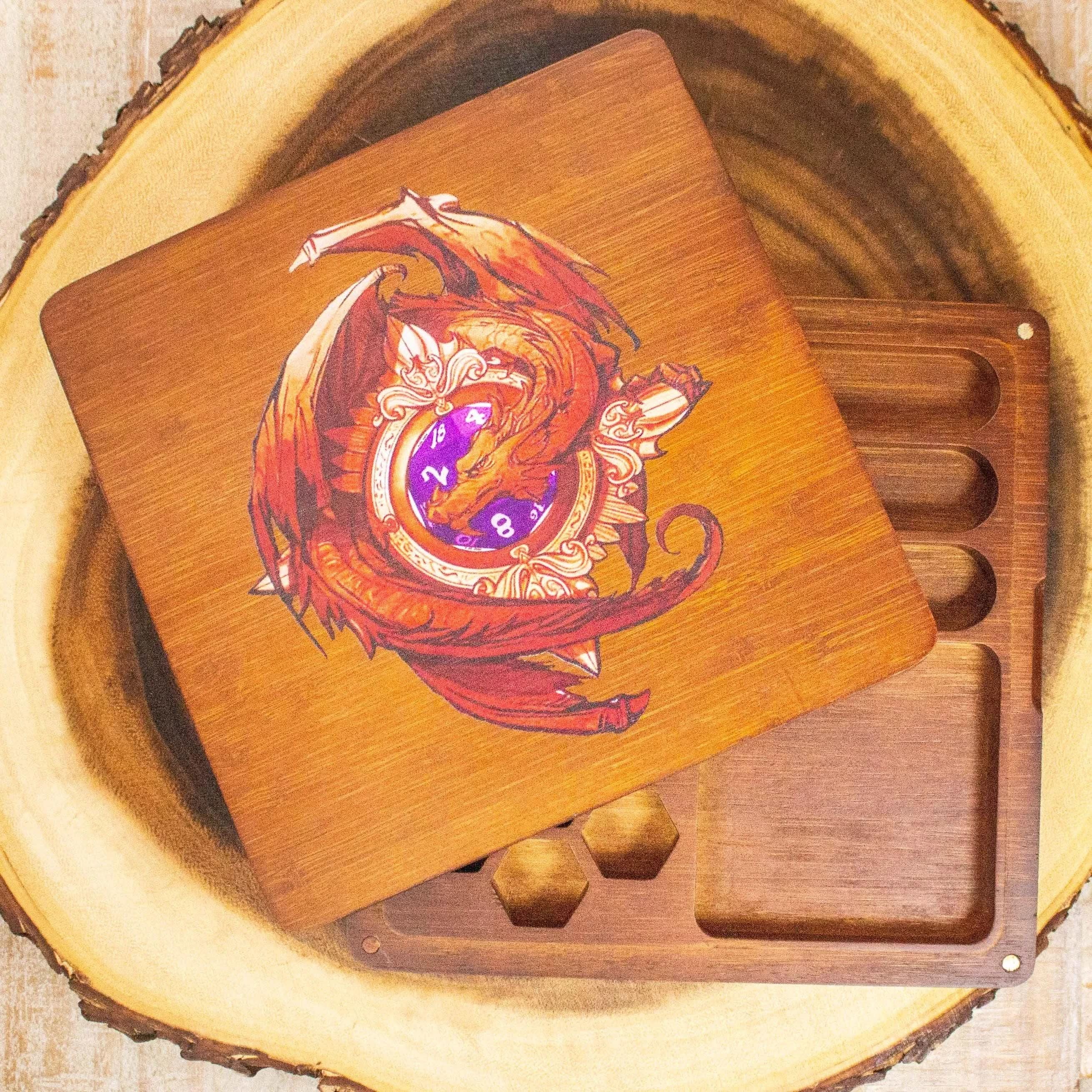Wooden Dice Box