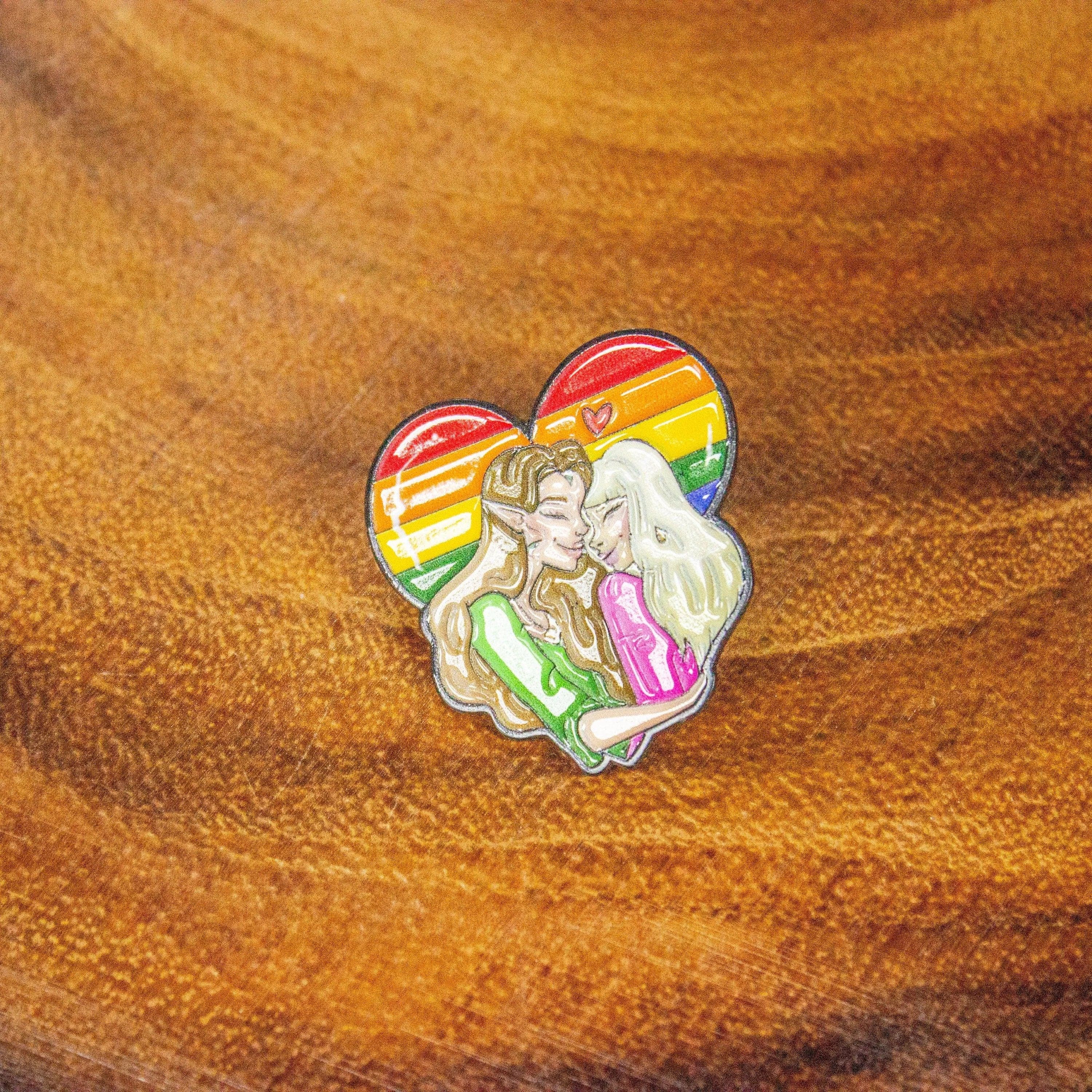 Pride Elf Warrior Enamel Pin
