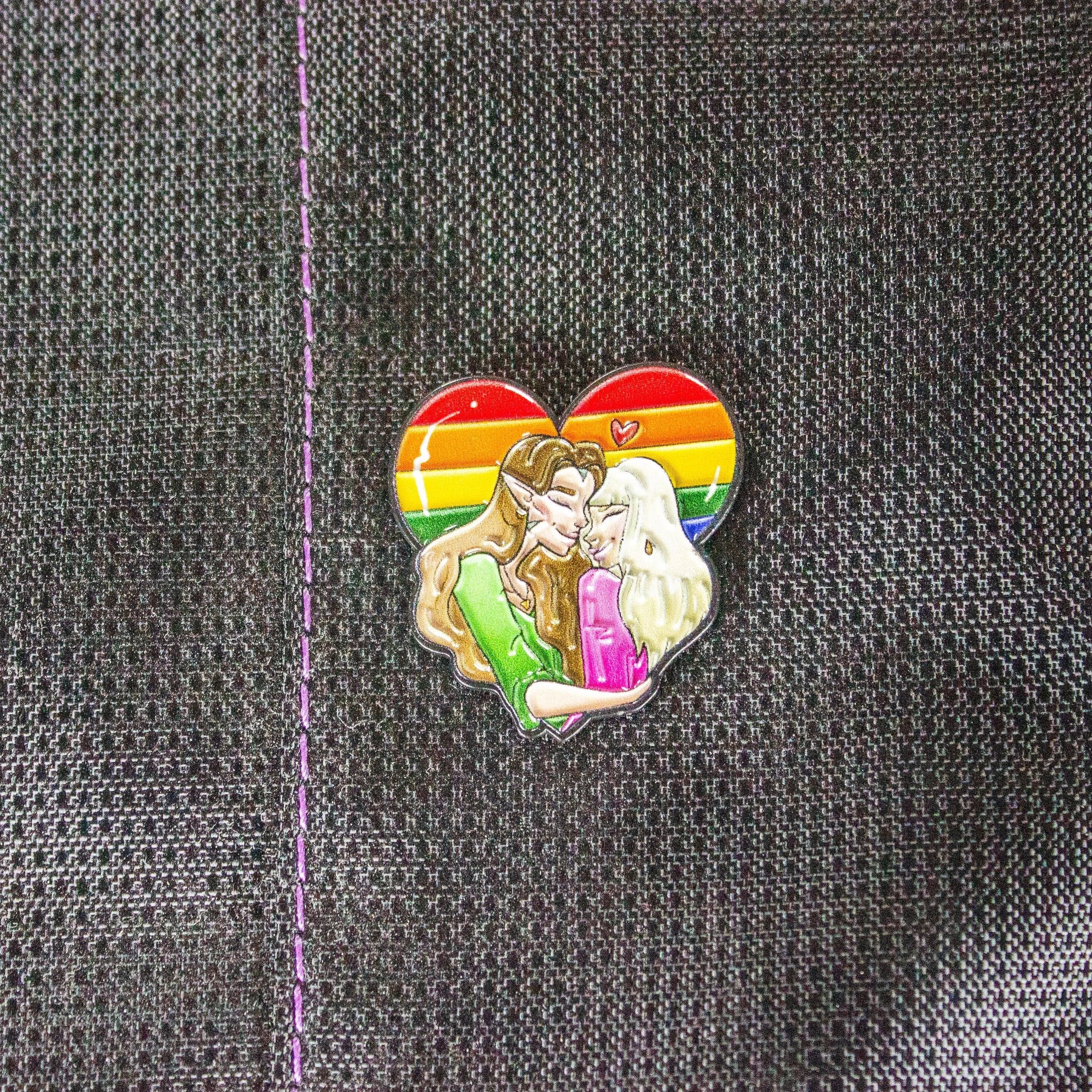 Pride Elf Warrior Enamel Pin
