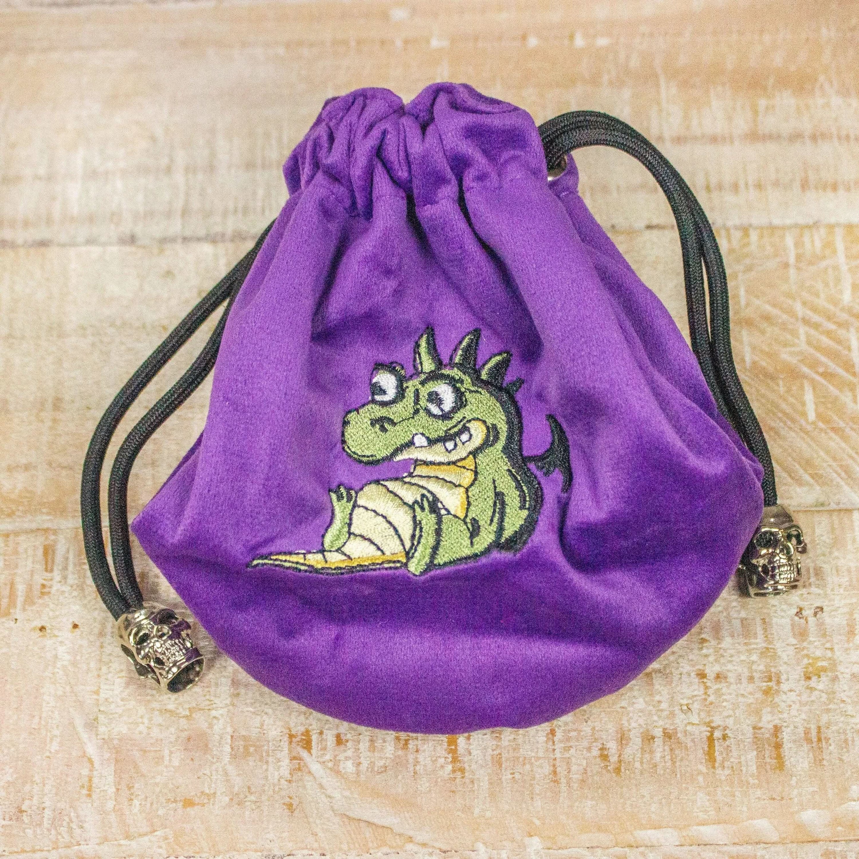 Plus Dice Bags Fits up to 20 Sets of Polyhedral Dice - MysteryDiceGoblins