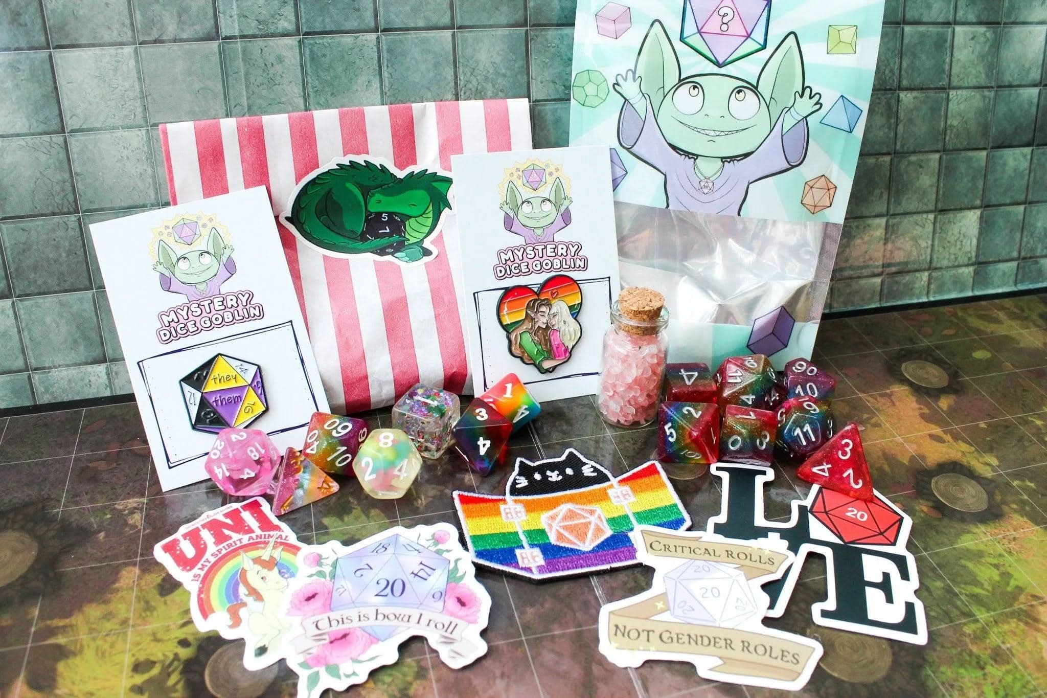 Roll with Pride Dice Gift Box