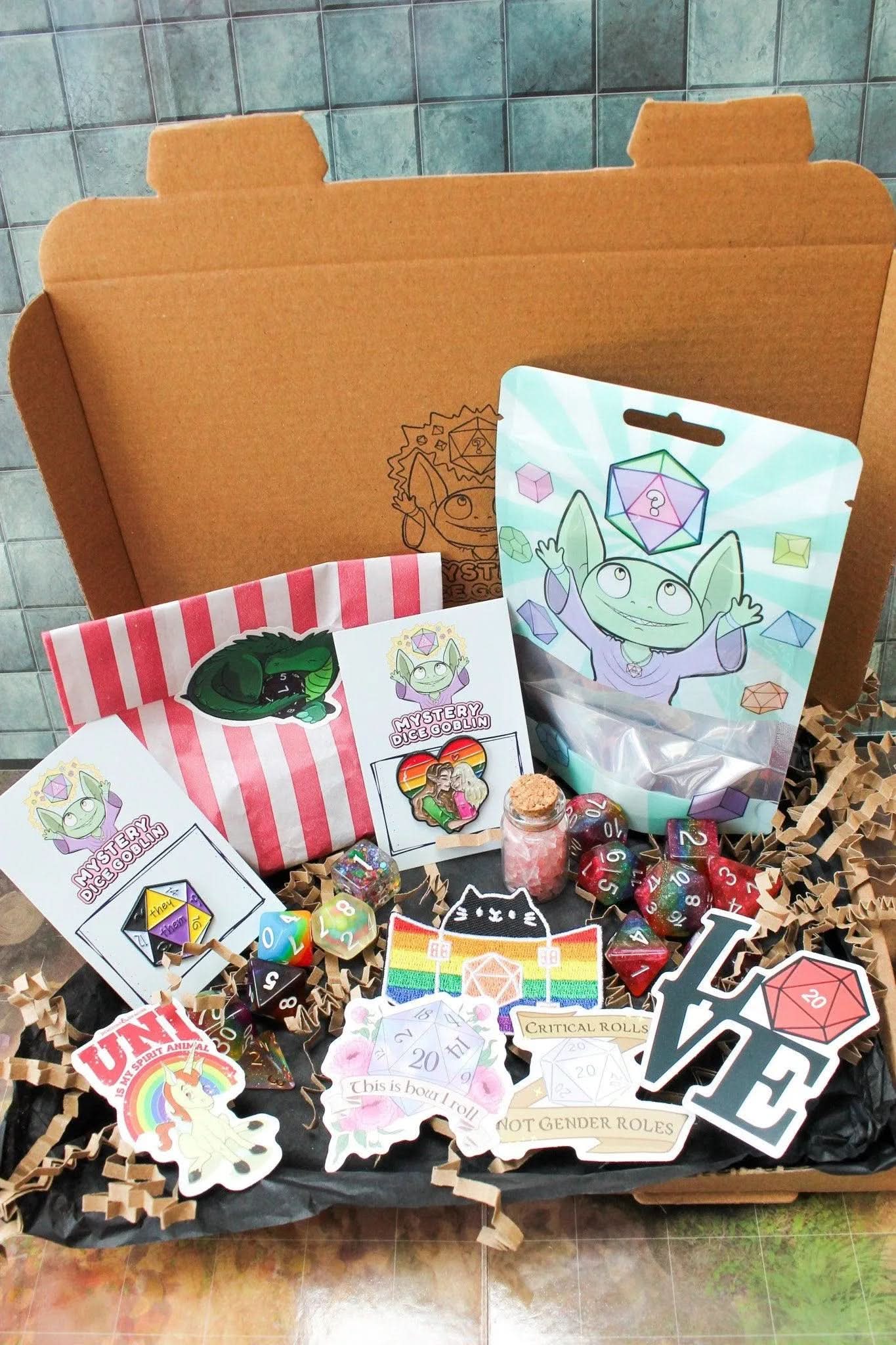 Roll with Pride Dice Gift Box
