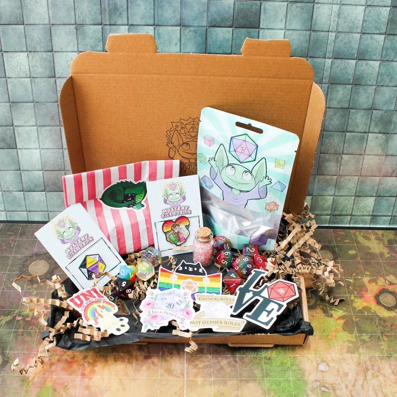 Roll with Pride Dice Gift Box