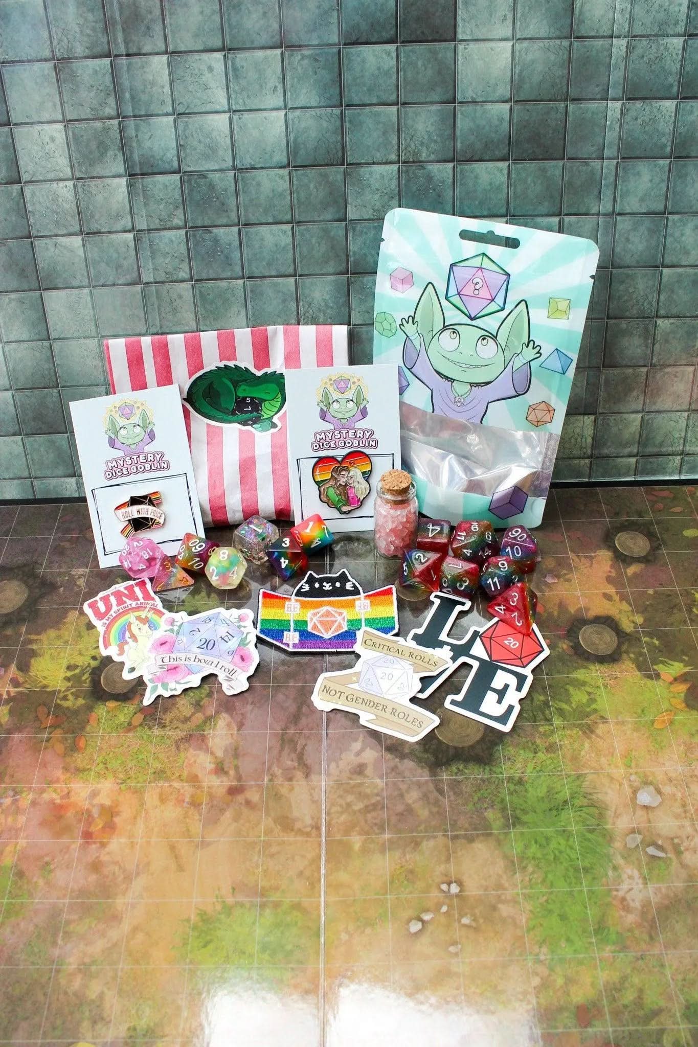 Roll with Pride Dice Gift Box